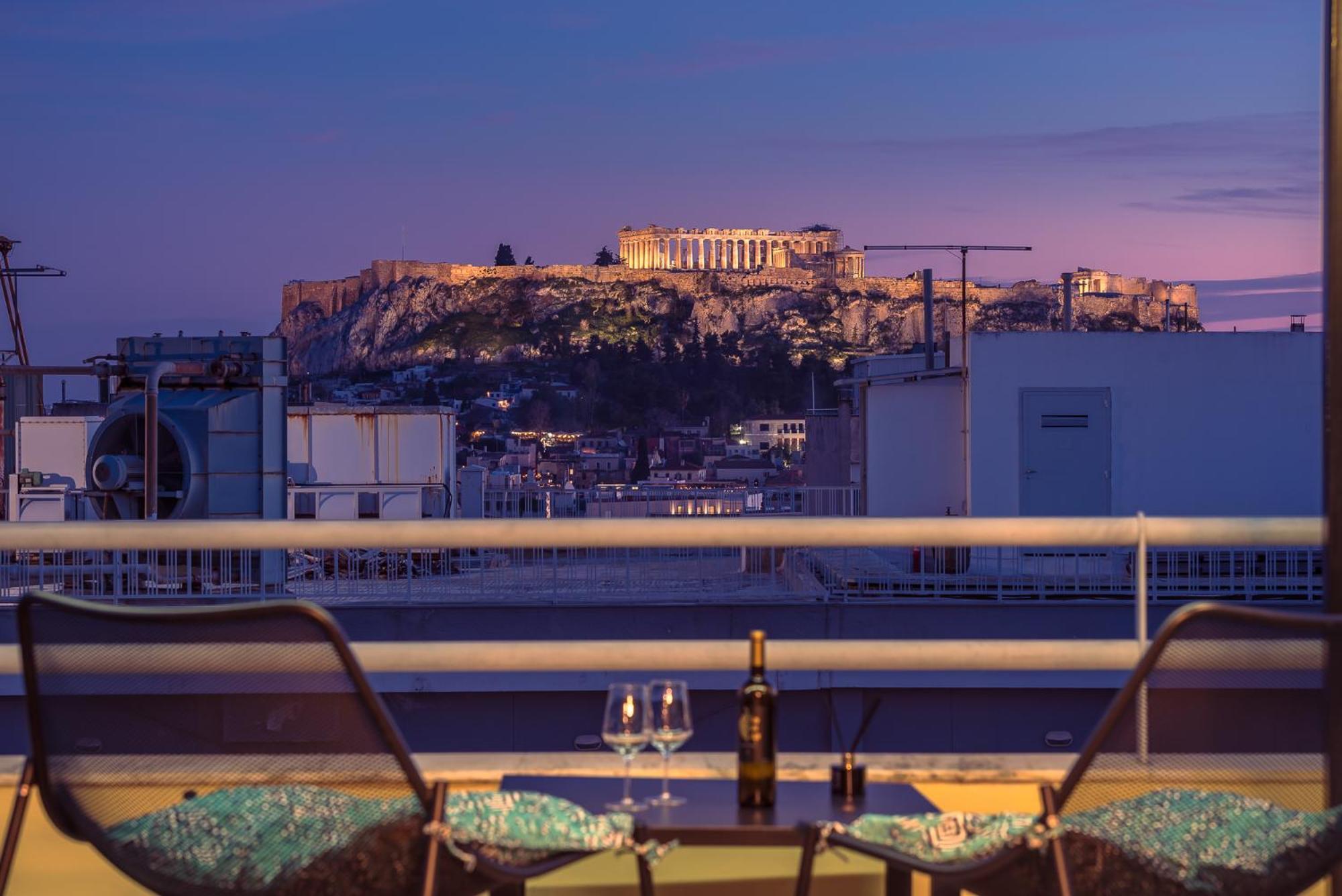 Acropolis View Mini Sky Suite & Hot Tub 雅典 外观 照片
