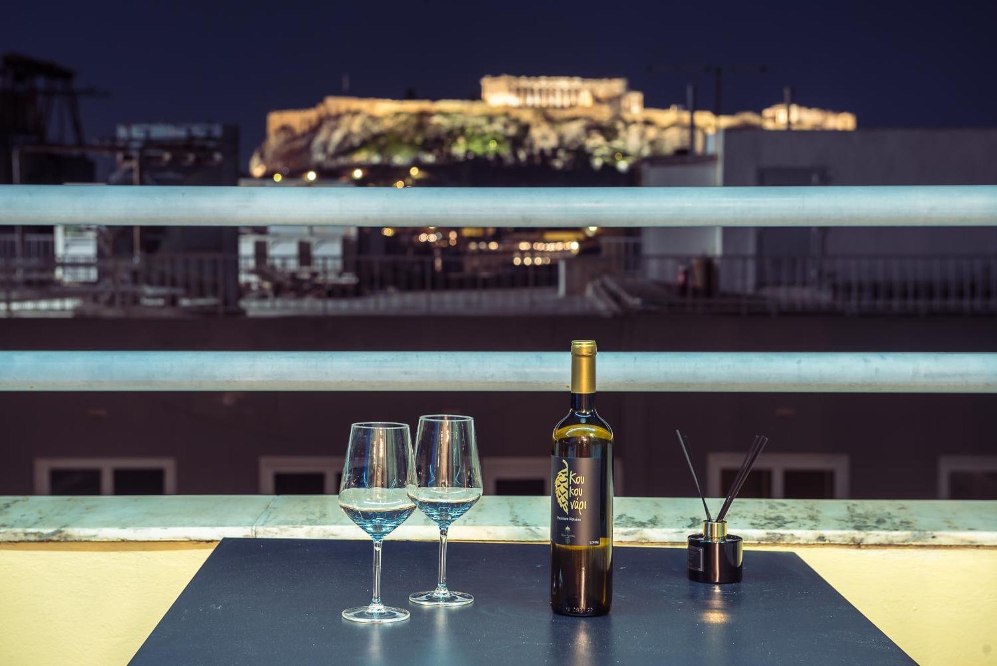 Acropolis View Mini Sky Suite & Hot Tub 雅典 外观 照片