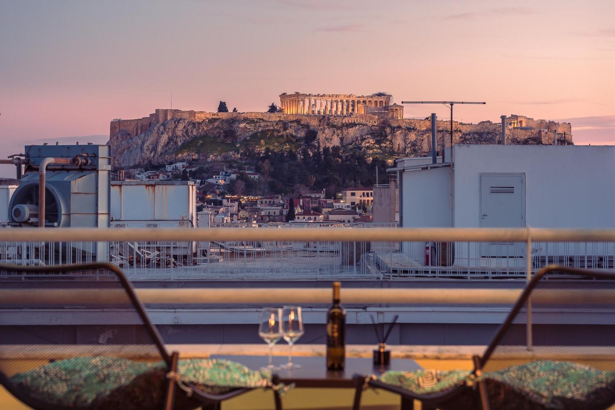 Acropolis View Mini Sky Suite & Hot Tub 雅典 外观 照片
