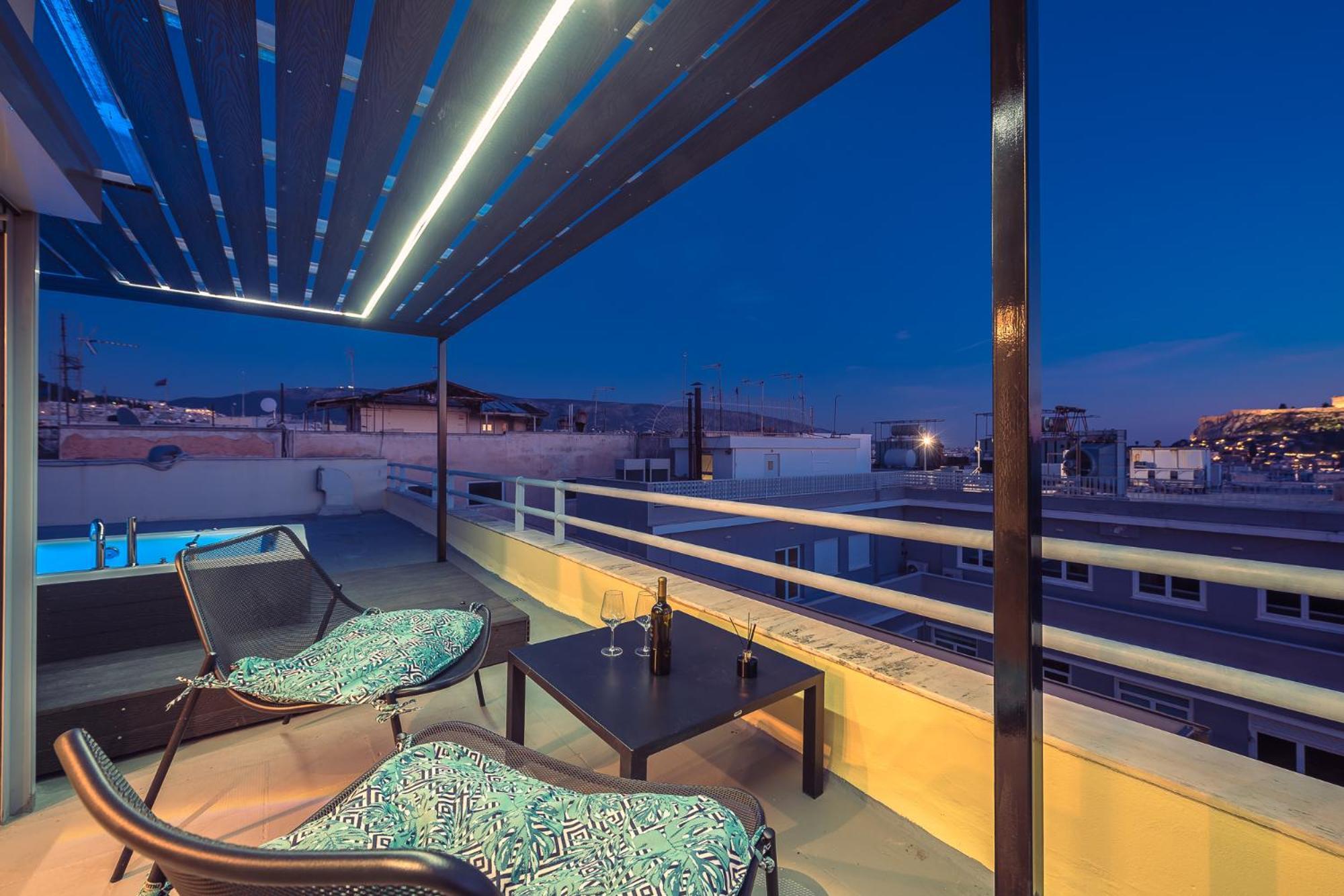 Acropolis View Mini Sky Suite & Hot Tub 雅典 外观 照片