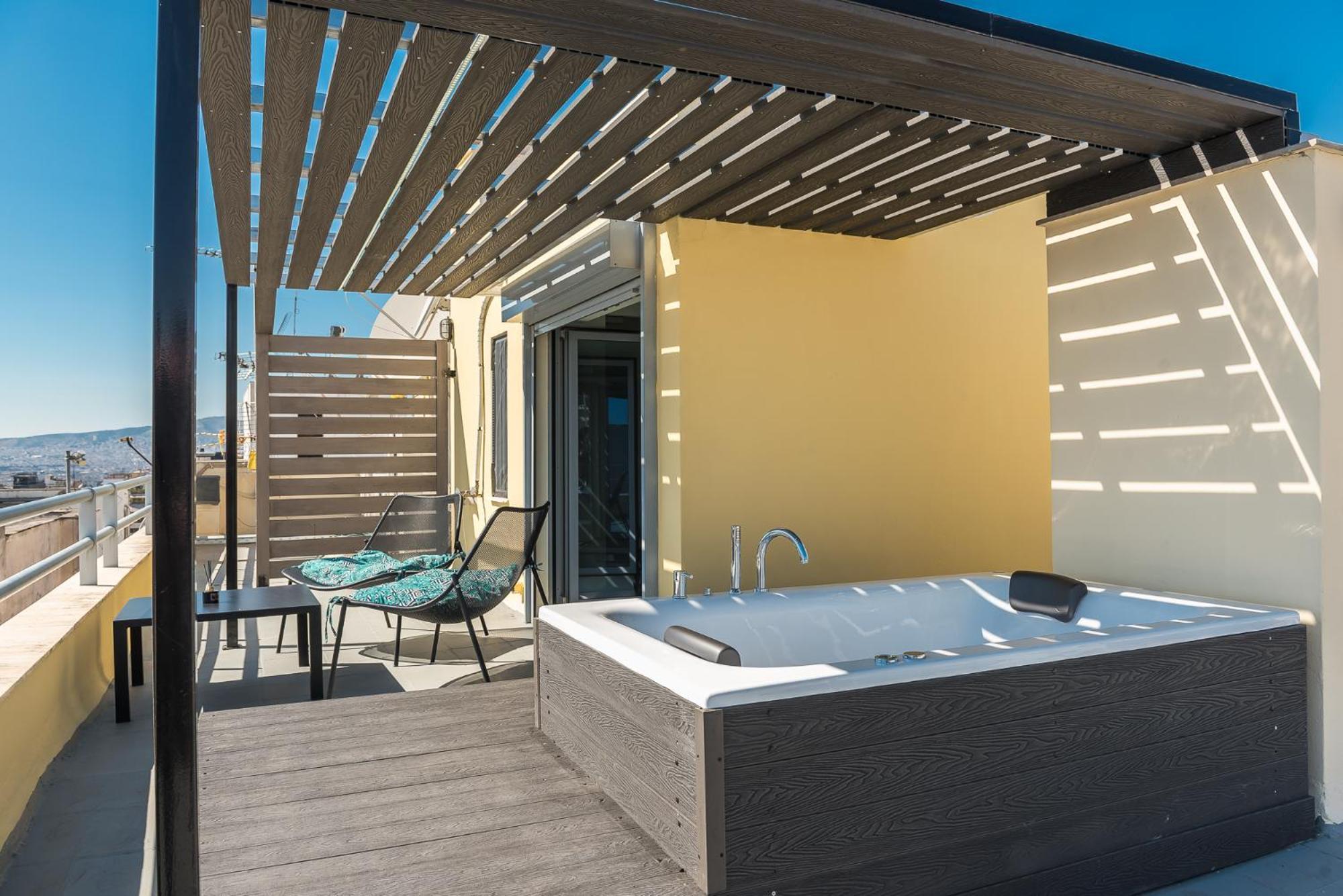 Acropolis View Mini Sky Suite & Hot Tub 雅典 外观 照片