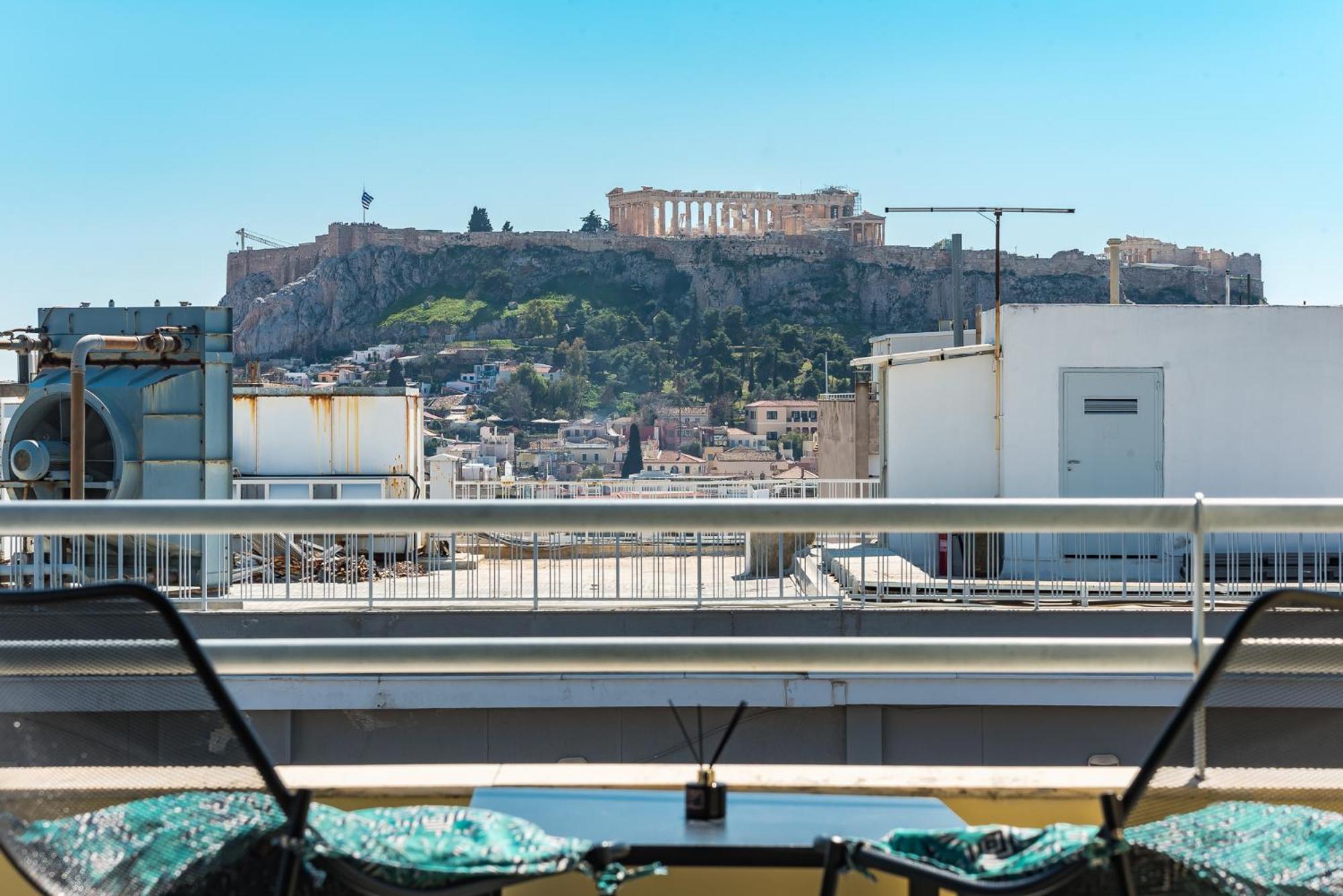 Acropolis View Mini Sky Suite & Hot Tub 雅典 外观 照片