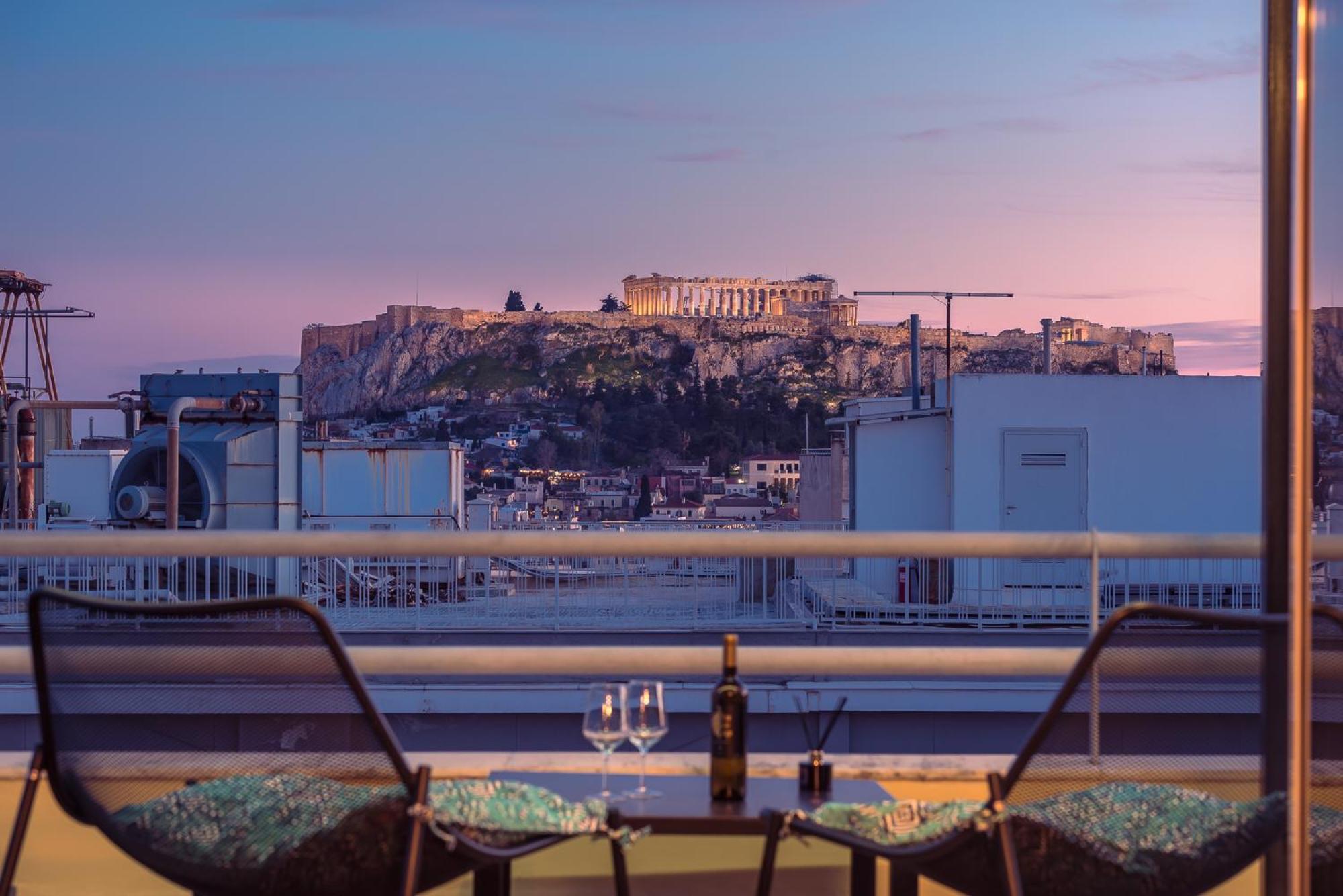 Acropolis View Mini Sky Suite & Hot Tub 雅典 外观 照片