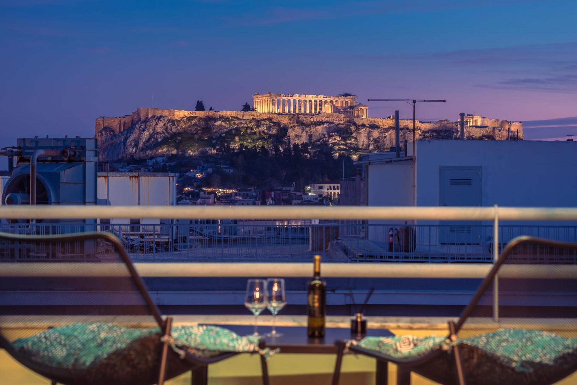 Acropolis View Mini Sky Suite & Hot Tub 雅典 外观 照片