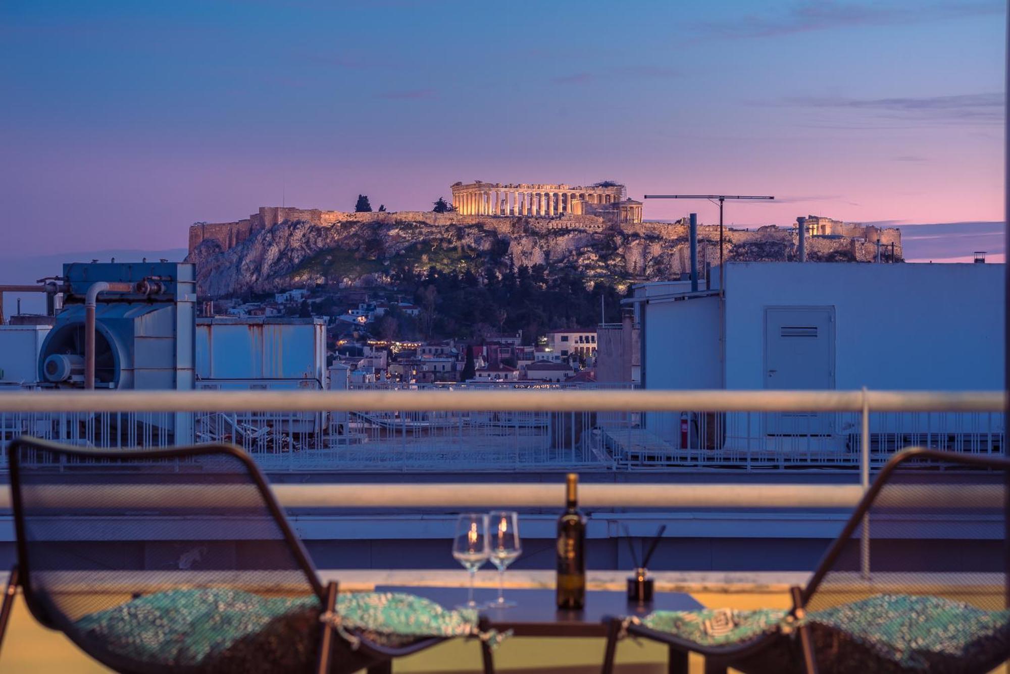 Acropolis View Mini Sky Suite & Hot Tub 雅典 外观 照片