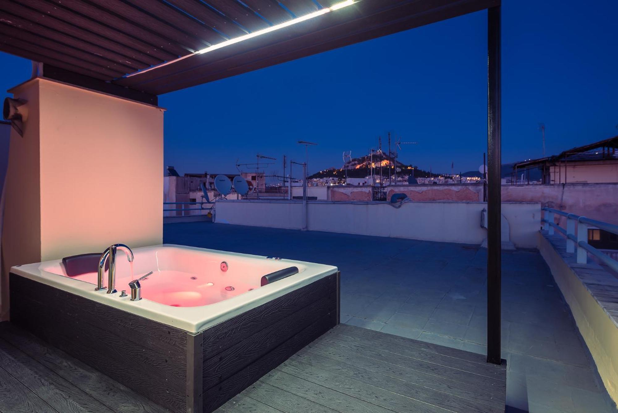 Acropolis View Mini Sky Suite & Hot Tub 雅典 外观 照片